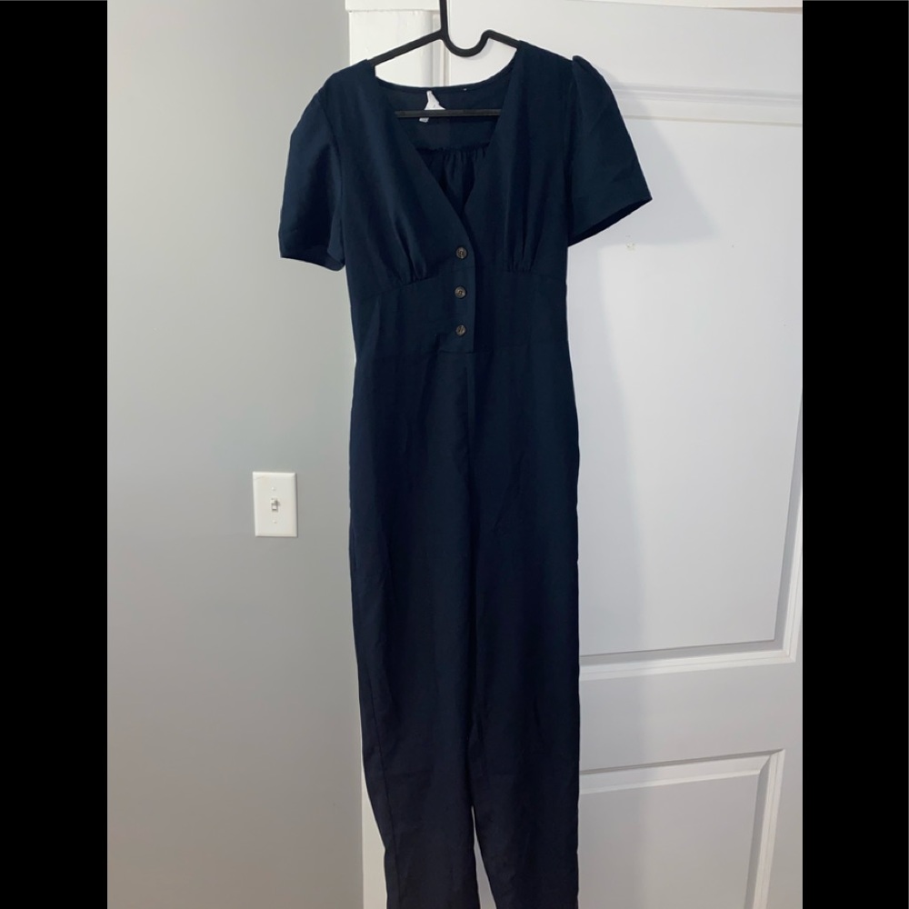 Emory Park navy blue jumpsuit